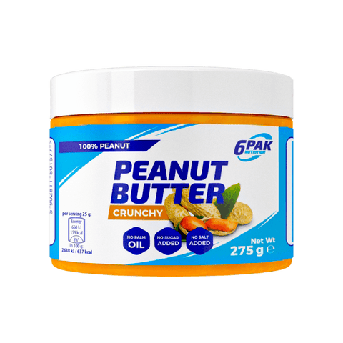 6PAK Nutrition - Peanut Butter Crunchy (275g)