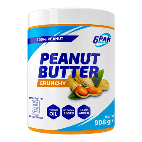 6PAK Nutrition - Peanut Butter Crunchy (908g)